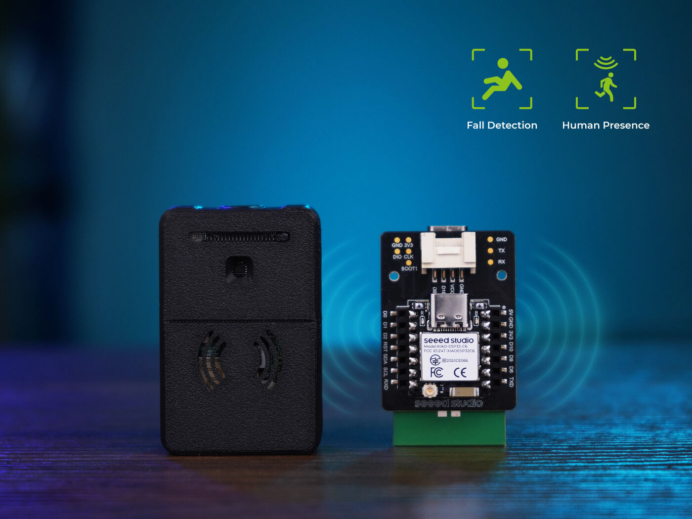 Sensor XIAO de Detección de Caídas por Onda Milimétrica de 60 GHz