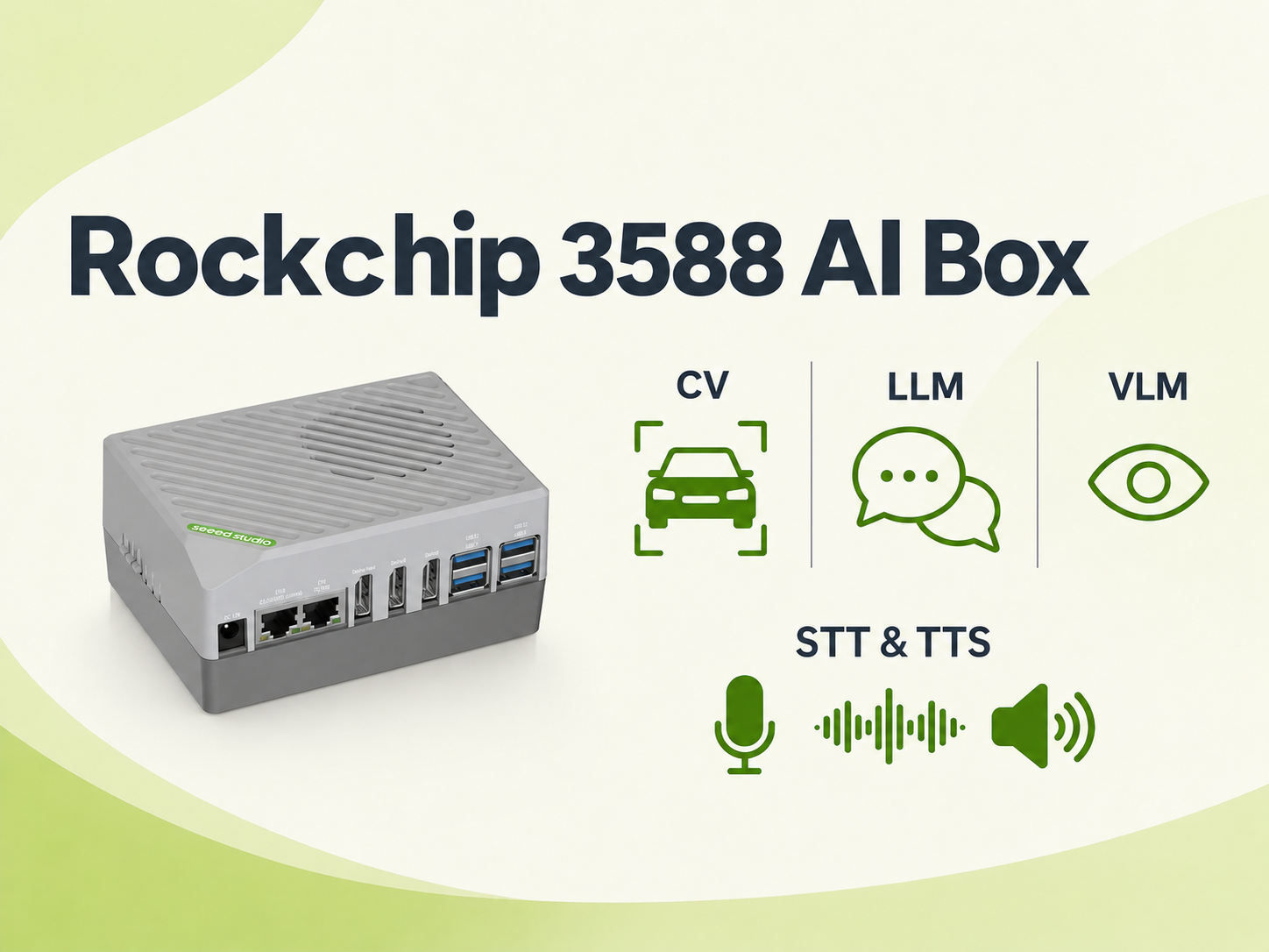 Caja de Computación en el Borde con IA reComputer RK3588-40